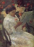 Mary Cassatt, Artist in the garden